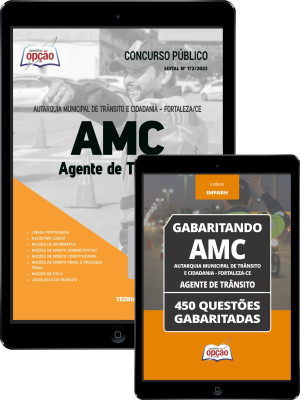 Combo Digital AMC Fortaleza - CE - Agente de Trânsito
