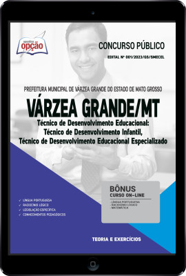 Apostila Prefeitura de Várzea Grande - MT em PDF - Técnico de Desenvolvimento Educacional