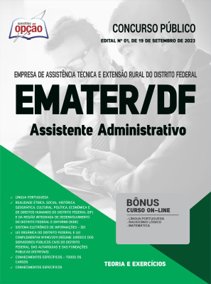 Apostila EMATER-DF - Assistente Administrativo
