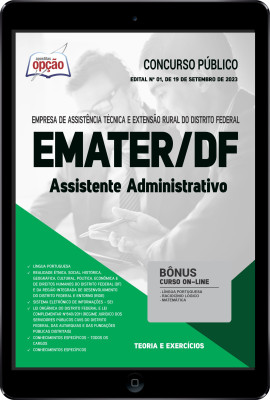 Apostila EMATER-DF em PDF - Assistente Administrativo