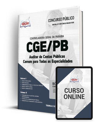 Apostila CGE-PB - Auditor de Contas Públicas - Comum para Todas as Especialidades