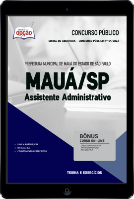 Apostila Prefeitura de Mauá - SP em PDF - Assistente Administrativo