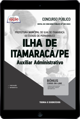 Apostila Prefeitura de Ilha de Itamaracá - PE em PDF - Auxiliar Administrativo