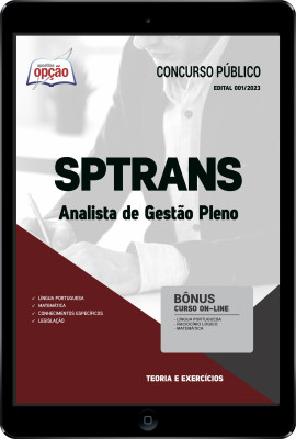 Apostila SPTrans em PDF - Analista de Gestão Pleno