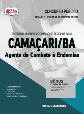 Apostila Prefeitura de Camaçari - BA - Agente de Combate à Endemias