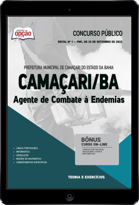 Apostila Prefeitura de Camaçari - BA em PDF - Agente de Combate à Endemias
