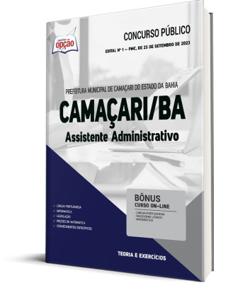 Apostila Prefeitura de Camaçari - BA - Assistente Administrativo