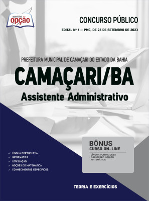 Apostila Prefeitura de Camaçari - BA - Assistente Administrativo