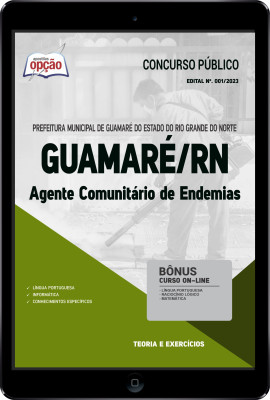 Apostila Prefeitura de Guamaré - RN em PDF - Agente Comunitário de Endemias