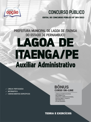 Apostila Prefeitura de Lagoa de Itaenga - PE - Auxiliar Administrativo