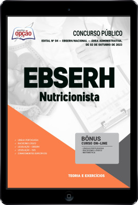 Apostila EBSERH em PDF - Nutricionista