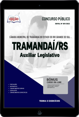 Apostila Câmara de Tramandaí - RS em PDF - Auxiliar Legislativo