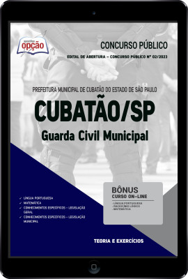 Apostila Prefeitura de Cubatão - SP em PDF - Guarda Civil Municipal