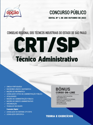 Apostila CRT-SP - Técnico administrativo