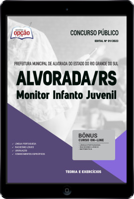 Apostila Prefeitura de Alvorada - RS em PDF - Monitor Infanto-Juvenil
