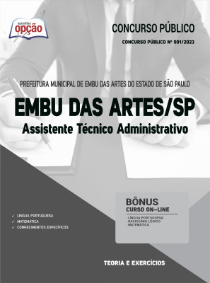 Apostila Prefeitura de Embu das Artes - SP - Assistente Técnico Administrativo