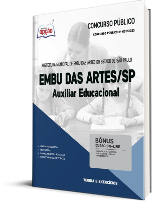 Apostila Prefeitura de Embu das Artes - SP - Auxiliar Educacional