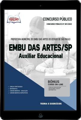 Apostila Prefeitura de Embu das Artes - SP em PDF - Auxiliar Educacional
