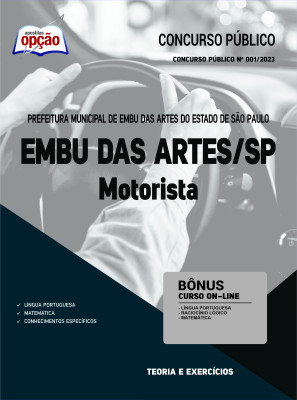Apostila Prefeitura de Embu das Artes - SP - Motorista