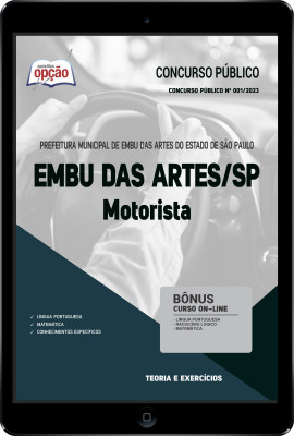 Apostila Prefeitura de Embu das Artes - SP em PDF - Motorista