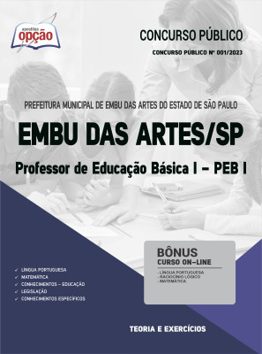 Apostila Prefeitura de Embu das Artes - SP - Professor de Educação Básica I - PEB I