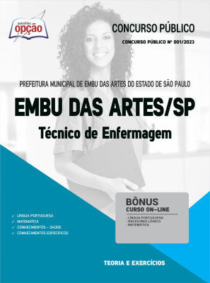 Apostila Prefeitura de Embu das Artes - SP - Técnico de Enfermagem