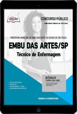 Apostila Prefeitura de Embu das Artes - SP em PDF - Técnico de Enfermagem