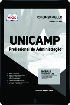 Apostila UNICAMP em PDF - Profissional de Administração