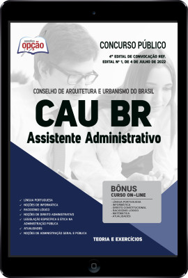 Apostila CAU-BR em PDF - Assistente Administrativo