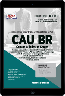 Apostila CAU-BR em PDF - Comum a Todos os Cargos
