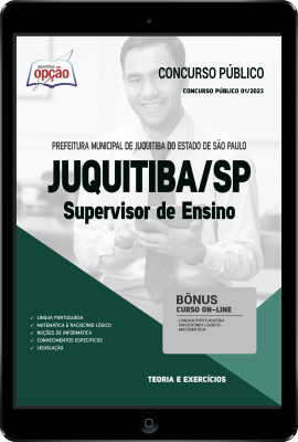 Apostila Prefeitura de Juquitiba - SP em PDF - Supervisor de Ensino