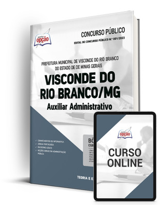 Apostila Prefeitura de Visconde do Rio Branco - MG - Auxiliar Administrativo