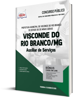 Apostila Prefeitura de Visconde do Rio Branco - MG - Auxiliar de Serviços