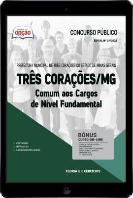 Apostila Prefeitura de Três Corações - MG em PDF - Comum aos Cargos de Nível Fundamental