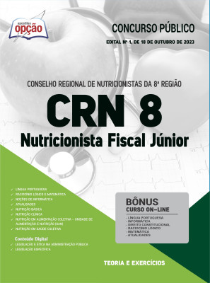 Apostila CRN 8 - Nutricionista Fiscal Júnior