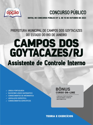 Apostila Prefeitura de Campos dos Goytacazes - RJ - Assistente de Controle Interno