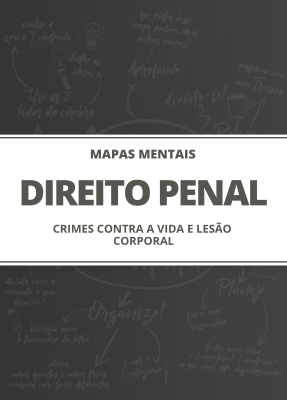 Mapas Mentais Direito Penal - Crimes Contra a Vida e Lesão Corporal (PDF)