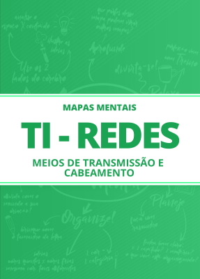 Mapas Mentais TI (Redes) - Meios de Transmissão e Cabeamento (PDF)