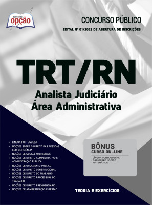 Apostila TRT-RN - Analista Judiciário - Área Administrativa