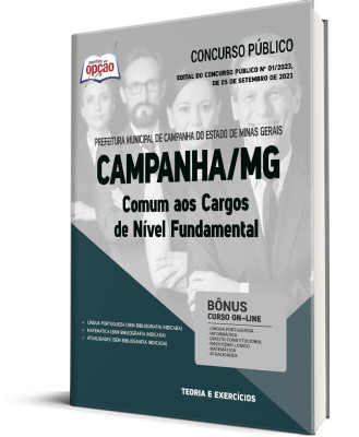 Apostila Prefeitura de Campanha - MG - Comum aos Cargos de Nível Médio e Técnico