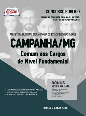 Apostila Prefeitura de Campanha - MG - Comum aos Cargos de Nível Médio e Técnico