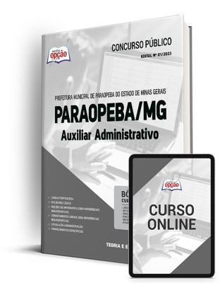 Apostila Prefeitura de Paraopeba - MG - Auxiliar Administrativo