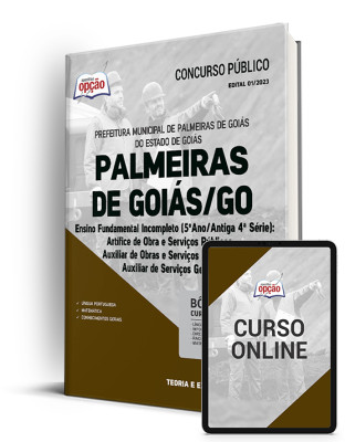 Apostila Prefeitura de Palmeiras de Goiás - GO - Ensino Fundamental Incompleto