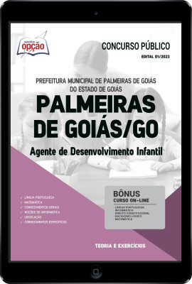 Apostila Prefeitura de Palmeiras de Goiás - GO em PDF - Agente de Desenvolvimento Infantil