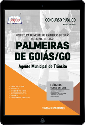 Apostila Prefeitura de Palmeiras de Goiás - GO em PDF - Agente Municipal de Trânsito
