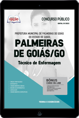 Apostila Prefeitura de Palmeiras de Goiás - GO em PDF - Técnico de Enfermagem