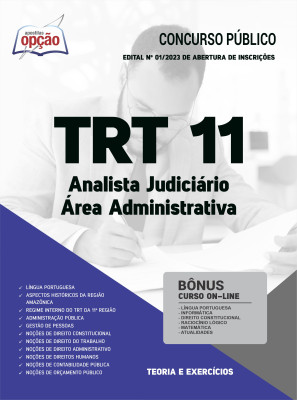 Apostila TRT 11 - Analista Judiciário - Área Administrativa