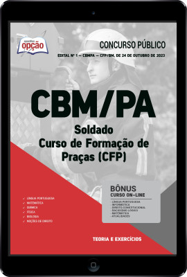 Apostila CBM-PA em PDF - Soldado - Curso de Formação de Praças (CFP)