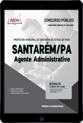 Apostila Prefeitura de Santarém - PA em PDF - Agente Administrativo