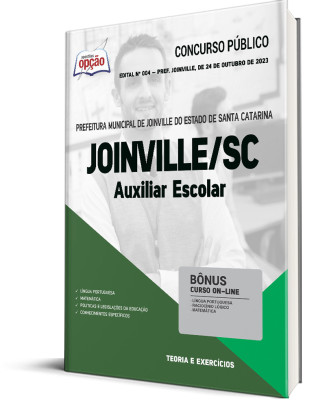 Apostila Prefeitura de Joinville - SC - Auxiliar Escolar